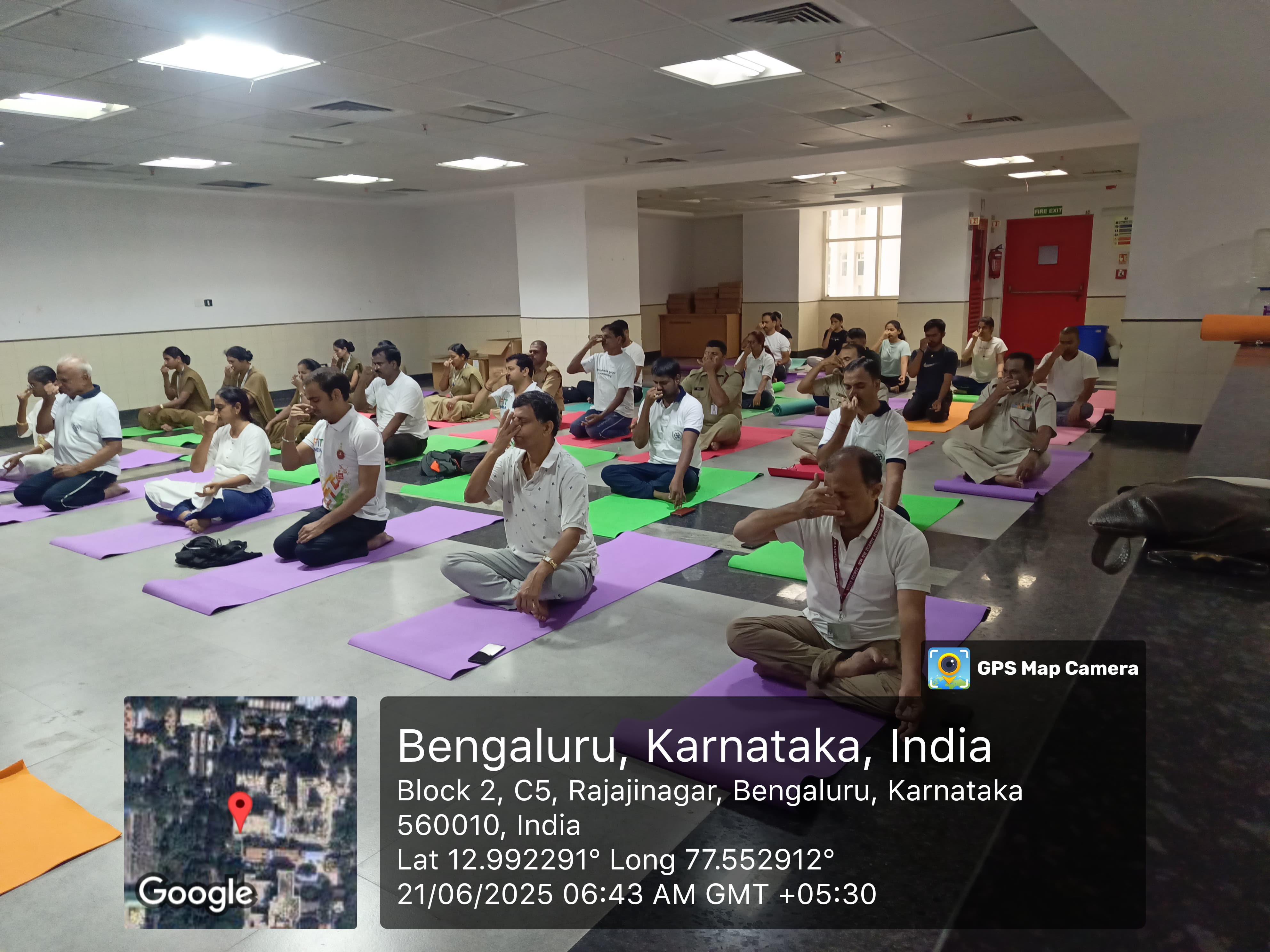 CELEBRATION OF INTERNATIONAL  YOGA DAY